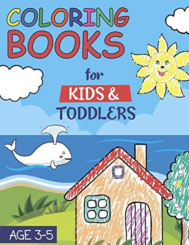 Coloring Books for Kids & Toddlers Children's Book Age 3-5