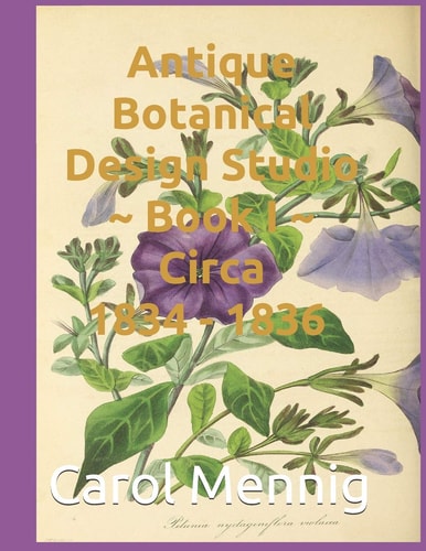 Antique Botanical Design Studio ~ Book I ~ Circa 1834-36