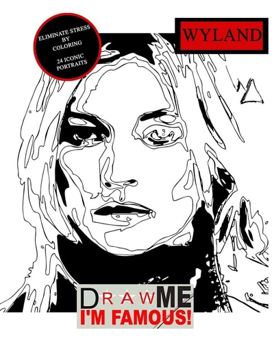 Draw Me I'm Famous Eliminate Stress - Color in