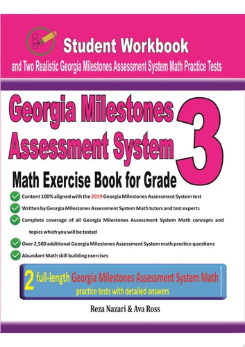 Georgia Milestones Assessment System Math Exercise Book for Grade 3 Student Workbook and Two Realistic GMAS Math Tests