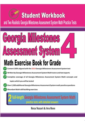 Georgia Milestones Assessment System Math Exercise Book for Grade 4 Student Workbook and Two Realistic GMAS Math Tests