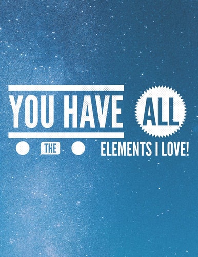 You Have All The Elements I Love 8.5x11 Large Graph Notebook with Floral Margins for Adult Coloring