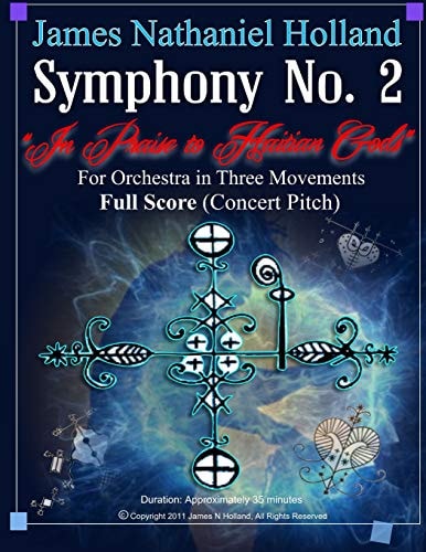 Symphony No. 2 (In Praise to Haitian Gods) For Orchestra in Three Movements, Individual Instrument Parts