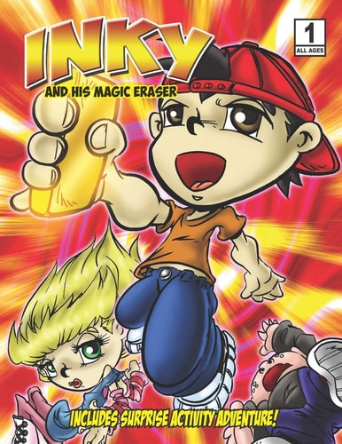 Inky and His Magic Eraser Comic & Activity Book