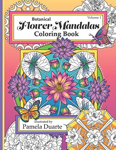 Botanical Flower Mandalas, Volume 1 New Edition