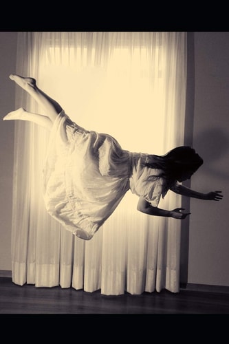 Levitating Girl Grimoire For Occultists and Witches