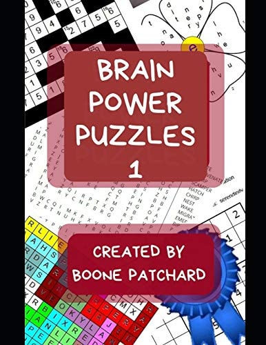 Brain Power Puzzles Activity Book of Word Searches, Sudoku, Math Puzzles, Hidden Words, Anagrams, Scrambled Words, Codes, Riddles, Trivia, Jokes, Boggle Boards, Mazes and More