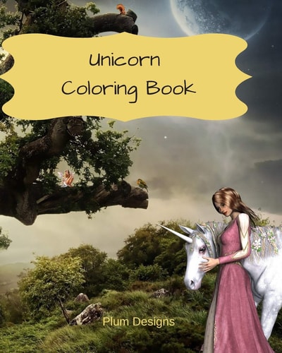 Unicorn Coloring Book For Girls 8 and Up