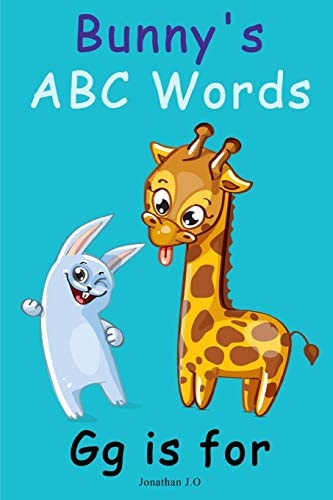 Bunny's ABC Words Gg is for ABC Alphabet E-book for Kids, Early Learning Book, Age 1-5