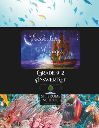 Vocabulary Voyages Grade 9-12 Answer Key