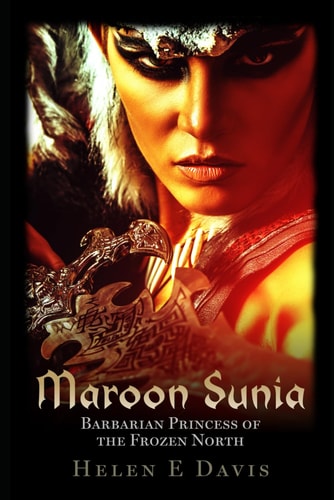 Maroon Sunia Barbarian Princess of the Frozen North