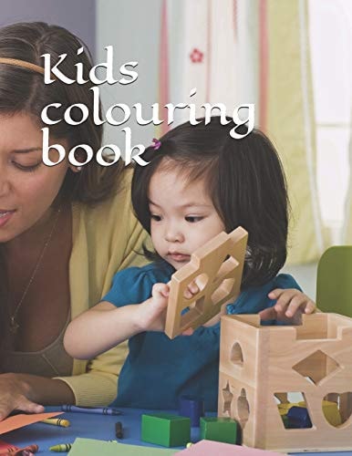 Kids Colouring Book Black and White, 25 Pages of Animals for Colouring. For Kids of All Ages.