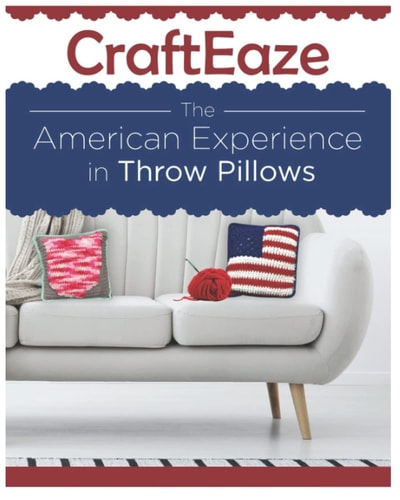 CraftEaze - The American Experience Throw Pillow Crochet Patterns
