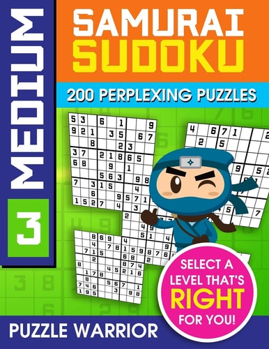Medium Samurai Sudoku 200 Perplexing Puzzles