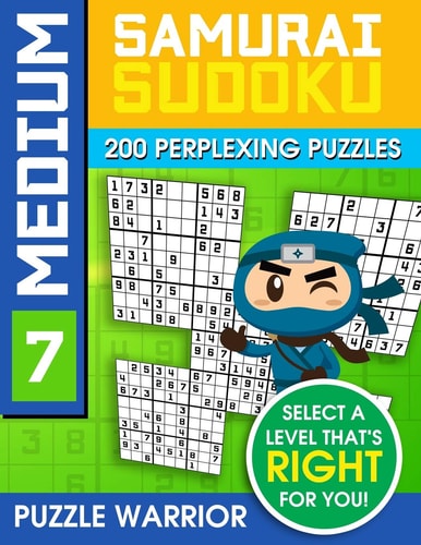 Medium Samurai Sudoku 200 Perplexing Puzzles