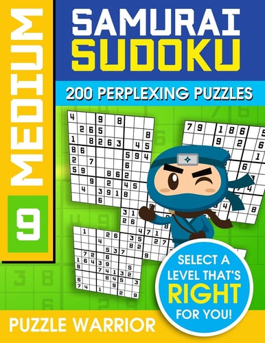 Medium Samurai Sudoku 200 Perplexing Puzzles