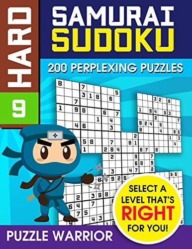 Hard Samurai Sudoku 200 Perplexing Puzzles