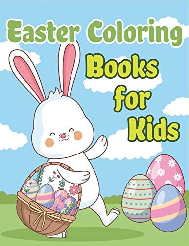 Easter Coloring Books for Kids Happy Easter Basket Stuffers for Toddlers and Kids Ages 3-7, Easter Gifts for Kids, Boys and Girls