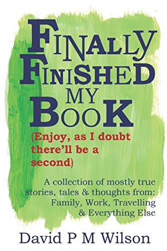 Finally Finished My Book Enjoy, As I Doubt There'll Be a Second