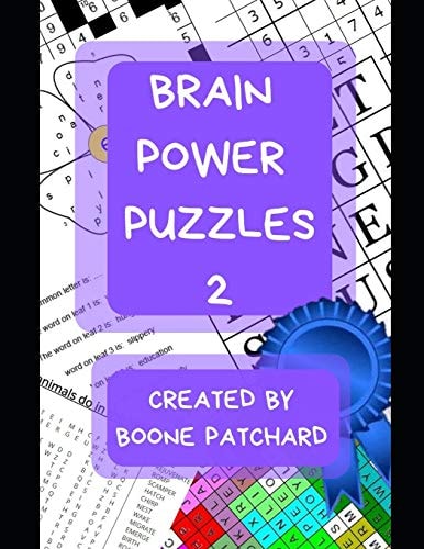 Brain Power Puzzles 2 Activity Book of Word Searches, Sudoku, Math Puzzles, Hidden Words, Anagrams, Scrambled Words, Boggle Boards, Mazes and More