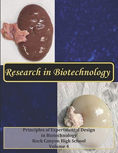 Research in Biotechnology Principles of Experimental Design in Biotechnology