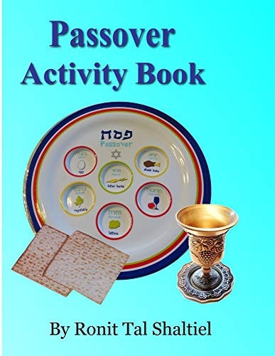 Passover Activity Book For Kids, Coloring, Holiday Songs, Hidden Words Game and More.