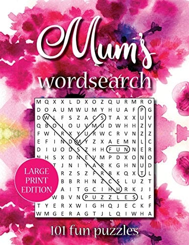 Mum's Wordsearch 101 Fun Puzzles