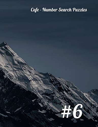Cafe - Number Search Puzzles #6