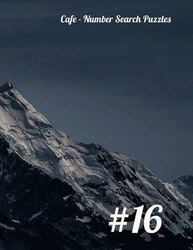 Cafe - Number Search Puzzles #16