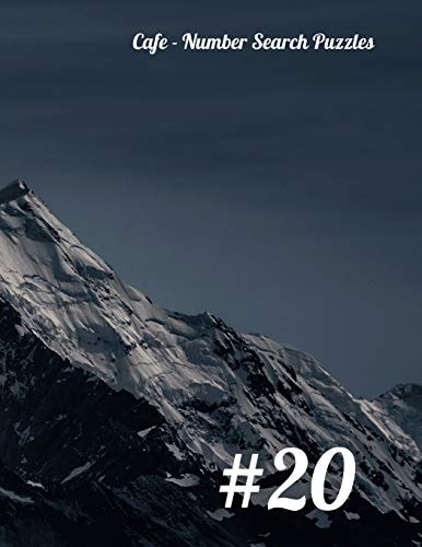 Cafe - Number Search Puzzles #20