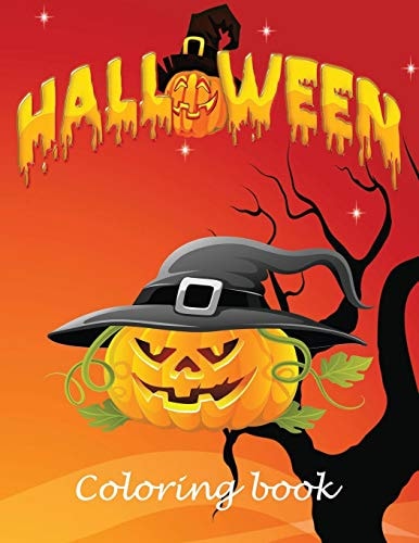 Halloween Coloring Book A Lovely 60 Page Coloring Book for Kids Aged 3+. Book Full of Ghost and Ghouls.