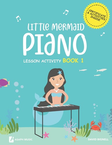 Little Mermaids Piano Lesson Activity Book 1