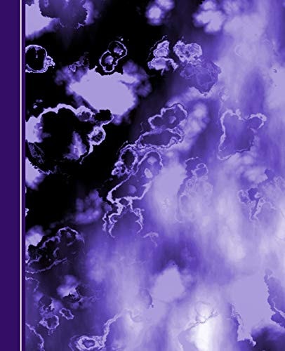 Blue Cosmic Blast Abstract Design Diary Weekly Spreads July to December