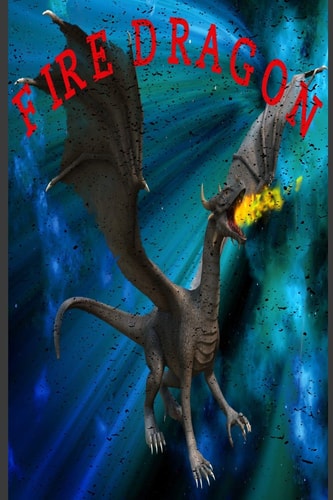 Fire Dragon Blue Nebula Galaxy Fire Dragon