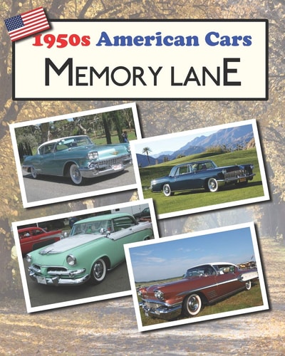 1950s American Cars Memory Lane Large Print Picture Book for Dementia Patients