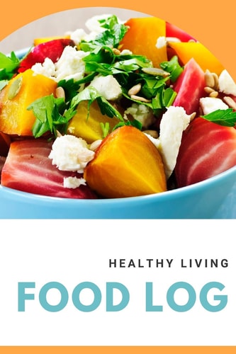 Healthy Living Food Log 52 Week Food Log for Keto, Paleo, Healthy Living, WW, Low Carb, Low Fat Lifestyles