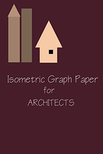 Isometric Graph Paper For Architects Grid Paper for Landscape Drawing and Architectural Design Planning, Equilateral Triangles .28