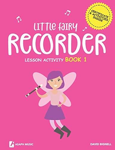 Little Fairy Recorder Lesson Activity Book 1