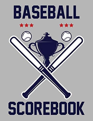 Baseball Scorebook 100 Scorecards For Baseball and Softball Games
