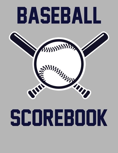 Baseball Scorebook 100 Scorecards For Baseball and Softball