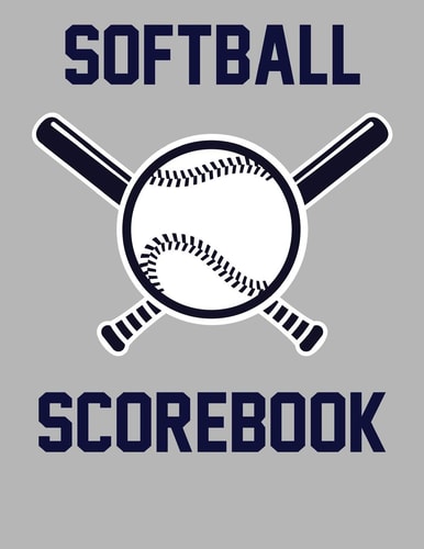 Softball Scorebook 100 Scorecards For Baseball and Softball