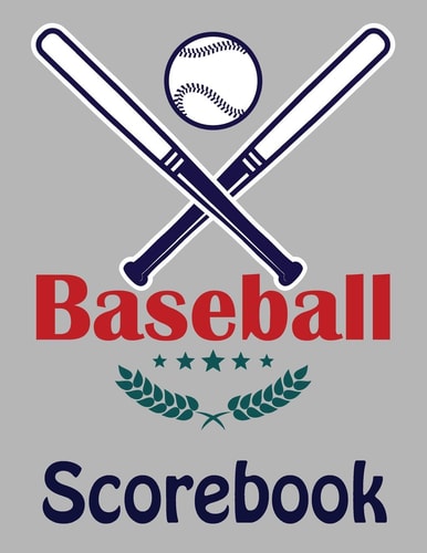 Baseball Scorebook 100 Basic Scorecards For Baseball (8.5 X 11)
