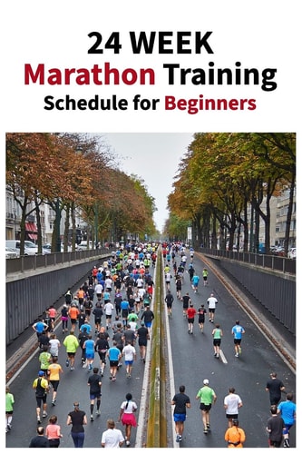 24 Week Marathon Training Schedule for Beginners A 24-Week Training Plan for Complete Beginners. Running 4-5 Days a Week, the Idea Here Is to Get You to the Finish Line, Regardless of Speed