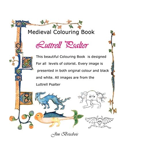Luttrell Psalter Medieval Colouring Book