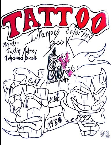 Tattoo Infamous Coloring Book #1