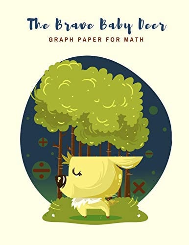 The Brave Baby Deer Graph Paper for Math, Made in USA