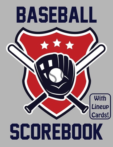Baseball Scorebook With Lineup Cards 50 Scorecards For Baseball Games
