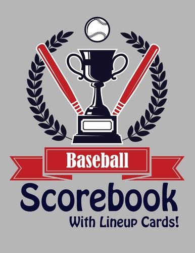 Baseball Scorebook With Lineup Cards 50 Basic Scorecards For Baseball
