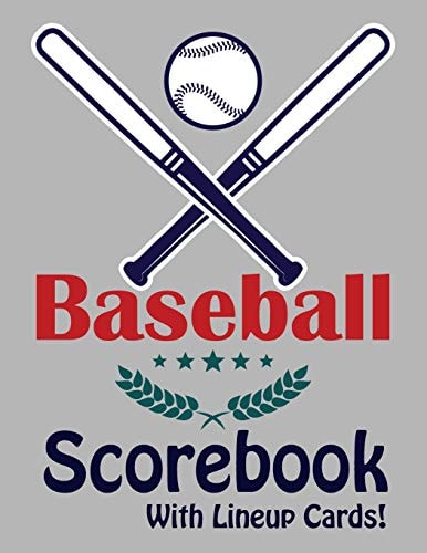 Baseball Scorebook With Lineup Cards 50 Basic Scorecards For Baseball (8.5 X 11)