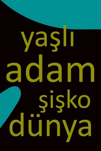 Yaşlı Adam Şişko Dünya Çizgili Kağıt Ile Boş Günlüğü - Türkçe Alıntı